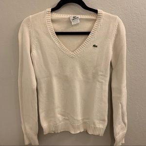 🐊 Lacoste V-Neck Sweater sz 34